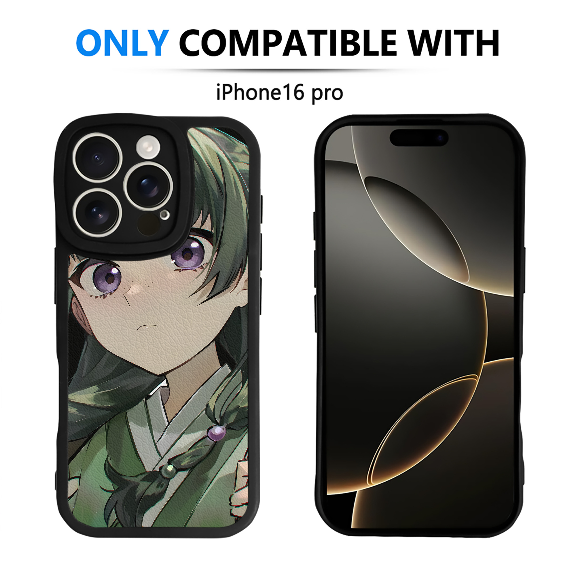 （画像用） 薬屋のひとりごと The Apothecary Diaries 【iPhone 16シリーズ対応】シリコンスマホケース（レザー調） 材質：シリコン